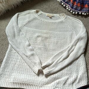 Michael Kors size medium white sweater